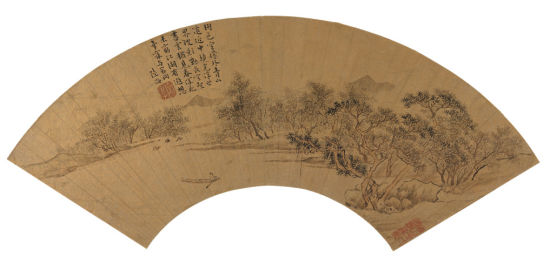 陆治 (1496-1576) 泛舟图 